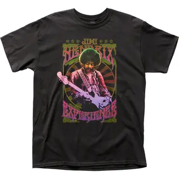 Джими Хендрикс Experience Мъжка Тениска Оригиналният Рок-н-Ролльная Музикална Тениска Нова Черна