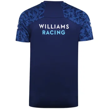 Мъжки Ежедневни тениска Williams F1 Racing 2021 Team Тренировочная на Майк с 3D принтиране на Официалния сайт на 100 5