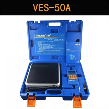 9 електронни везни VES-50A точността на студена среда се нарича количествените тежести за баланс на флуор Хладилни инструменти 1БР