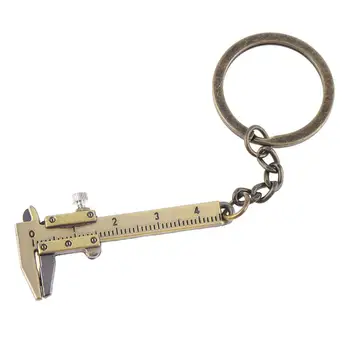 Преносим мини-штангенциркуль от сплав с 0-40 мм за веригата за ключове и точност 1 mm за измерване на
