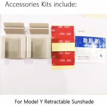 Комплекти аксесоари за tesla Model 3 Model Y Прибиращ се Козирка