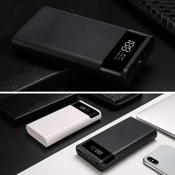 Kebidumei Двойно USB Micro USB Type C Power Bank Корпус 5 НА DIY 4/6*18650 Калъф За Зареждане на Батерията Кутия За Съхранение Без Батерия