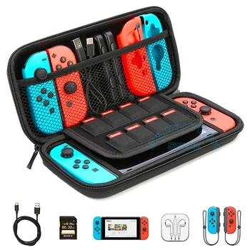 За Nintendoswitch Преносима Чанта За Съхранение на НЧ EVA Защитен Твърд Калъф за Носене за Конзолата Nintendo Switch Аксесоари