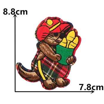 Карикатура сладки Малки животни икона термоклеящийся лепило гладене чанта дрехи шевни САМ Помощни Вещества Аксесоари банер кръпка украса