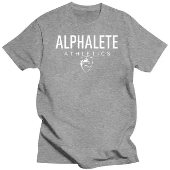 2022 Нова Тениска Alphalete С Принтом, Мъжки t-shirt Hark, Мъжки Дрехи, Забавно Памучно Рокля с Кръгло деколте и Принтом По Поръчка, Ежедневното Лятно