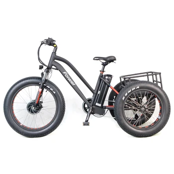 мотор 1000w/3 колела мазна гуми електрическа триколка/e bike 3 wheel електрически велосипед за продажба